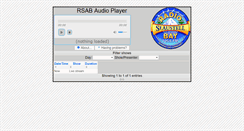 Desktop Screenshot of listenagain.rsab.org